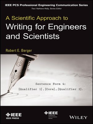 cover image of A Scientific Approach to Writing for Engineers and Scientists
